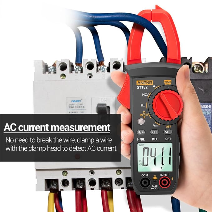 ANENG ST182 pro 4000 Telt Digitale AC Stroomtang Meter 400A Automatische Bereik Multimeter met