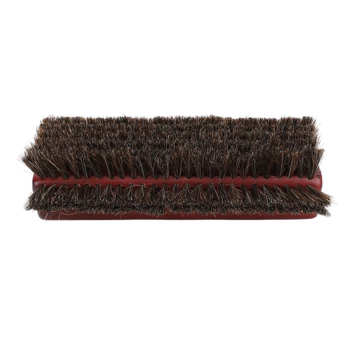 Pooltafelborstel Hout Paardenhaar 3-zijdig Biljartborstel Reiniger voor het Reinigen van Pooltafels Hoek brown