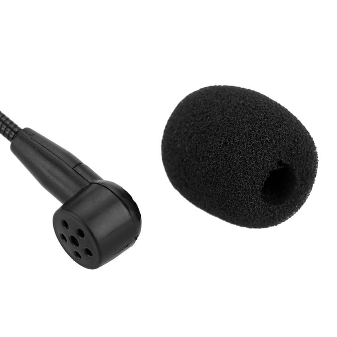 UniDirectionele Hoofdgedragen Headset met Oorhaakmicrofoon Microfoon Flexibele Bedrade Boom voor Spraak