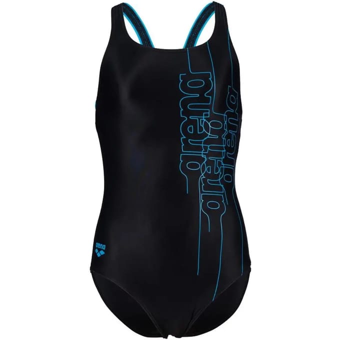 Arena G Swimsuit Swim Pro Back Graphic L Black-Turquoise