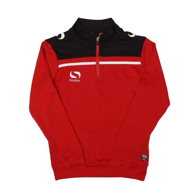 Sondico Kinder/Kinderen Kleurblok Trui (Rood/zwart)