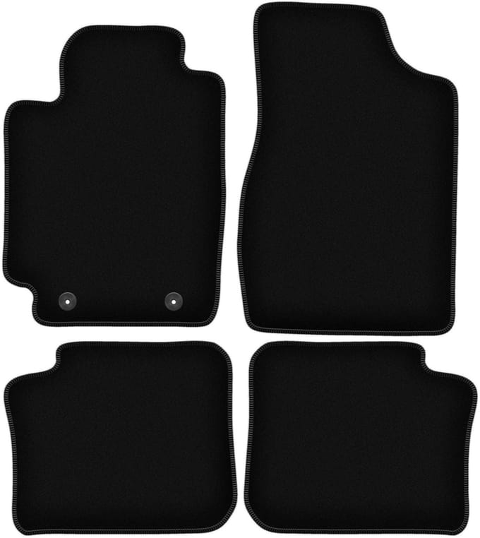 BASIC zwarte veloursmatten voor: Toyota Camry VI sedan (2001-2006)