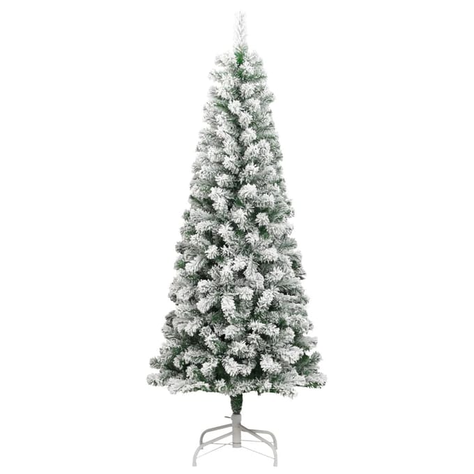 vidaXL - Kunstkerstboom - met - scharnieren - en - sneeuw - 240 - cm