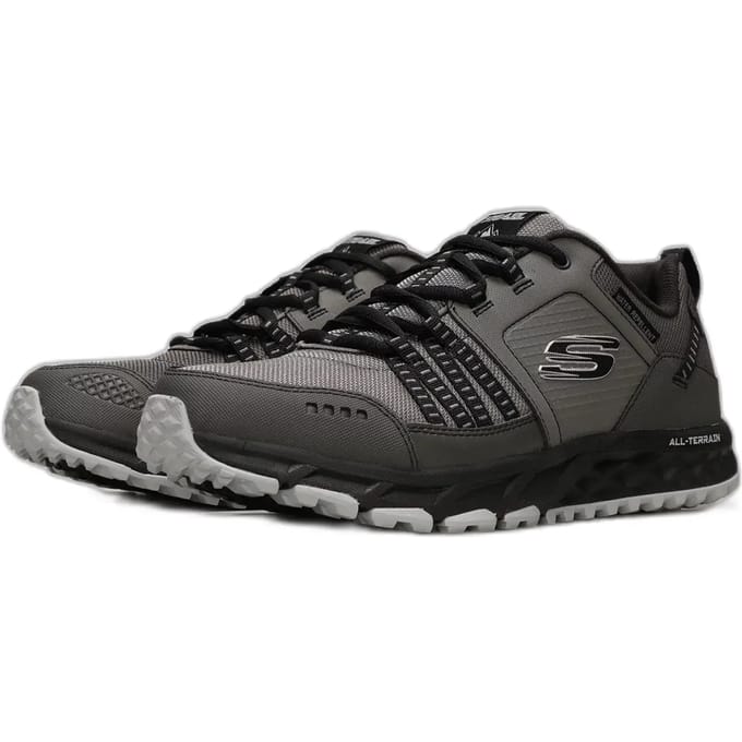 Skechers Escape Plan, Mannen, Grijs, Trekkingschoenen, maat: 41,5