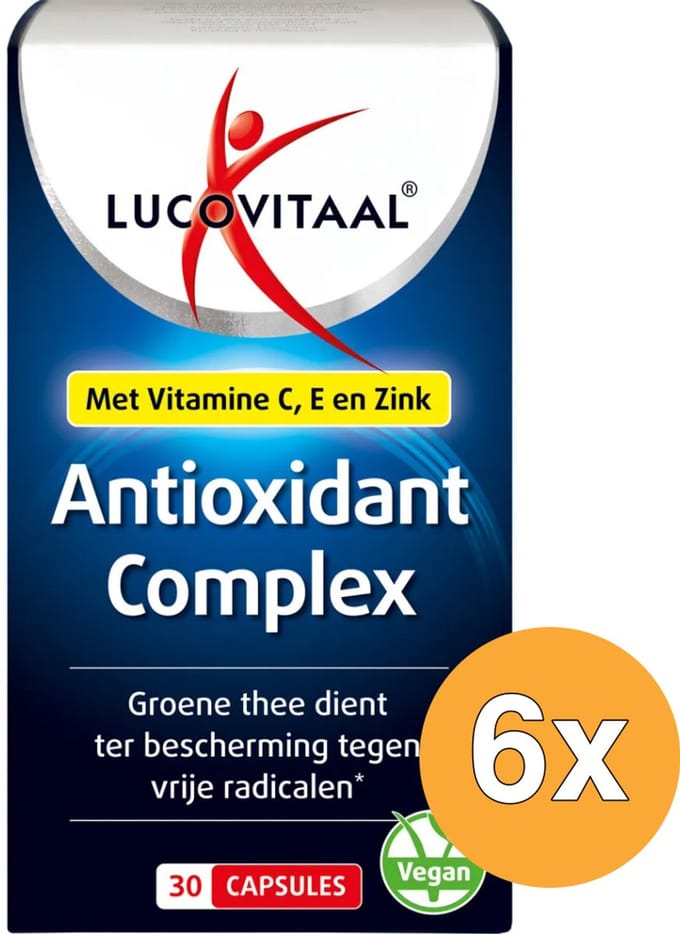6x Lucovitaal Antioxidant Complex (30 capsules)