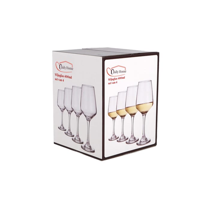 Daily home wijnglas 400ML set van 4