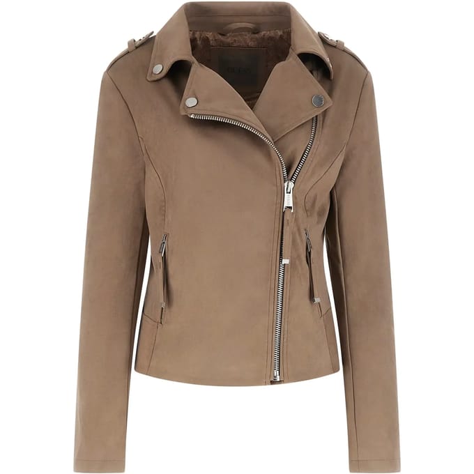 Motorjack voor dames Guess New Monica Suede