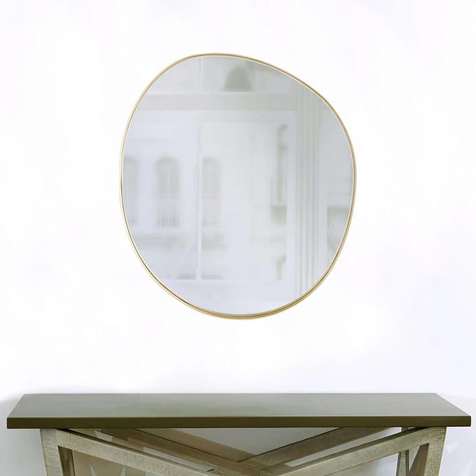 Milton & Oldbrook Wandspiegel 60 x 68 cm Kiel Goud