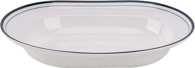 Mammoet Schaal Linee 26 x 19 cm – Melamine – Set van 6