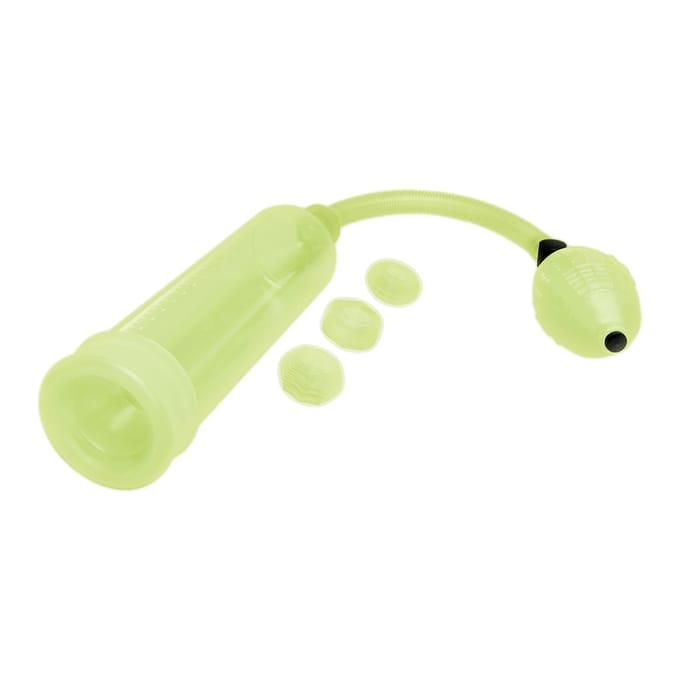 'Glow in the Dark - Penis Pump & Stamina Ring Set'