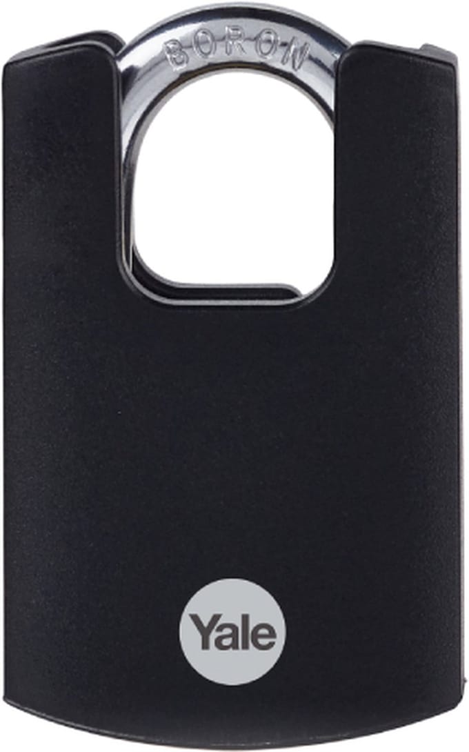 Yale - Messing Hangslot - 50 mm - Gesloten Beugel - High Protection