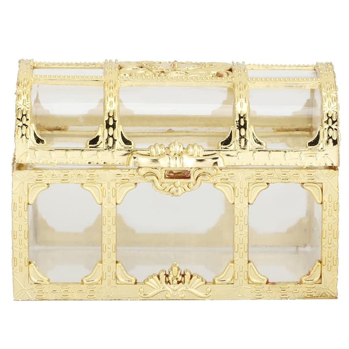 12 stuks Holle Snoepdoos Chocolade Container Ornament Cadeaupot Decoratie voor Bruiloftsfeest Goud 7cm white