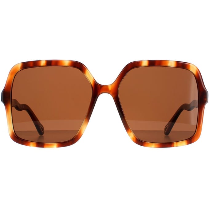 Chloe Square Dames Havana Bruin CH0086S Zelie