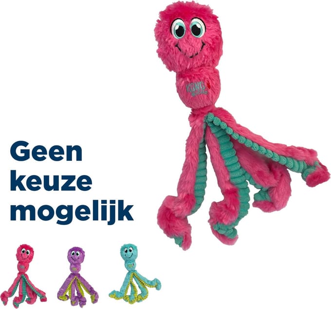 Kong Wubba Octopus - Hondenspeelgoed - Assorti Large