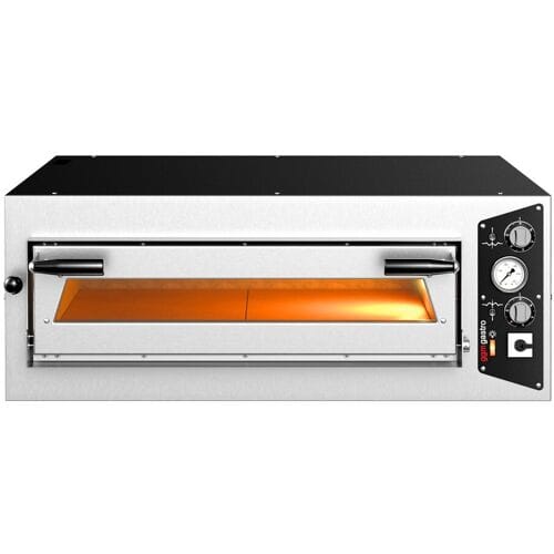 GGM Gastro Elektro Pizzaofen - 4x 35cm - Manuell Zilver