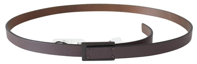 Kostuum National Vrouwen bruin leer Tactical Logo Buckle donker
