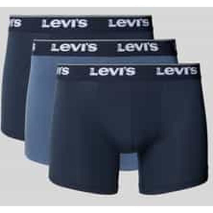 Levi's Boxershorts 3-Pack Uni Donkerblauw (navy) Combo - Maat M - Heren