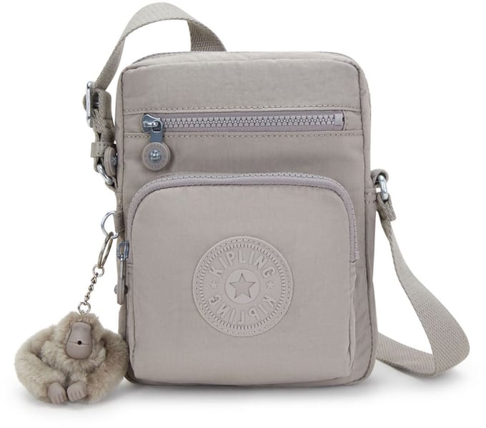 kipling Schoudertas Core Plus Gunne Crossbody Bag Grey Gris Grijs