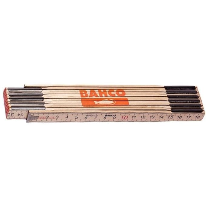 BAHCO Houten meetlat 2m 12 secties