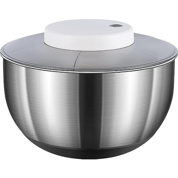 Elektrische Grote Slaspinner RVS 4500ml Efficiënte Slaspinner voor het Drogen van Bladsla gray