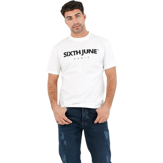 Geborduurd T-shirt Sixth June Essentials