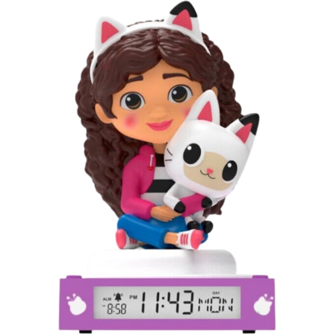 Gabby´s Dollhouse 3d-lamp Met Wekker En Datum Veelkleurig