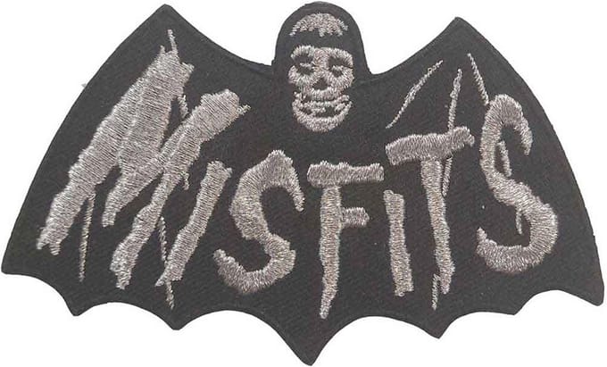 Misfits - Bat Logo Patch - Zwart
