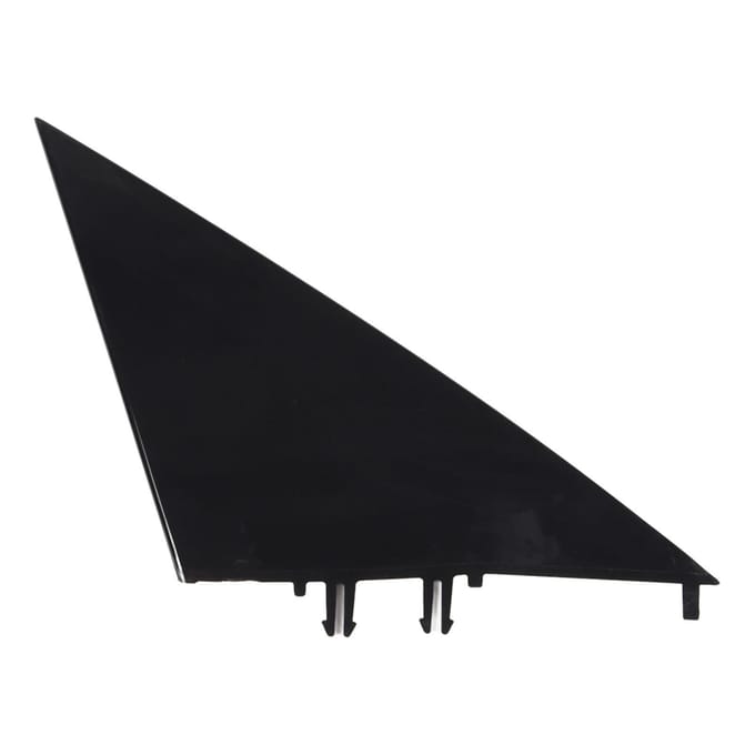 Plaque Triangle Rétroviseur Moulure Triangle Panneau Couvercle Remplacement pour Tesla Model 3 2017 à 2020 black