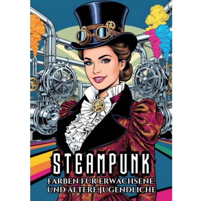 Farben Für Erwachsene Und Steampunk - Malbücher Für Erwachsene
