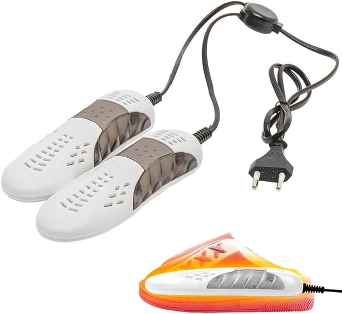 Core® Schoenendroger - Schoenendroger electrische - Schoenendrogers - Wit - 20cm x 9cm x 7cm