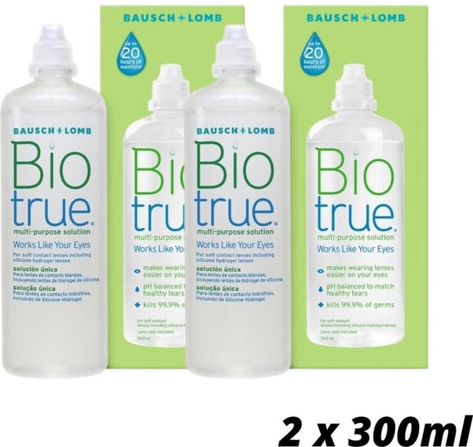 Biotrue multi-purpose solution 2x300ml