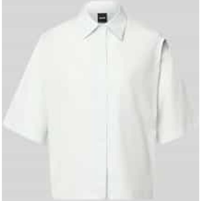 Oversized overhemdblouse van puur katoen model 'BIMINA'
