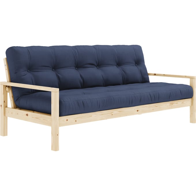 Karup Knop slaapbank - 737 Navy - 101ClearLacquered