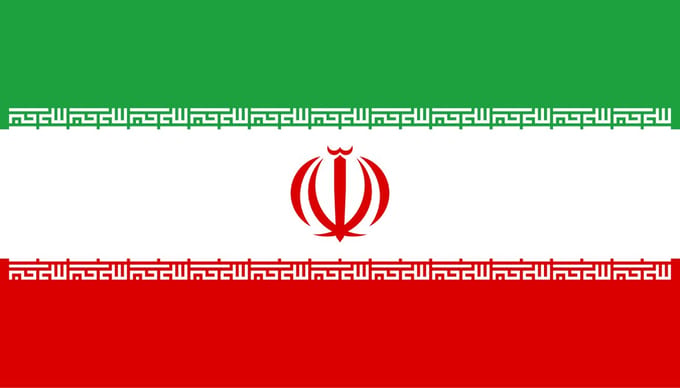 Vlag Iran 300x450cm