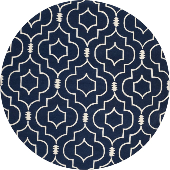 Vloerkleed Morgan rond handgemaakt wol | Safavieh
