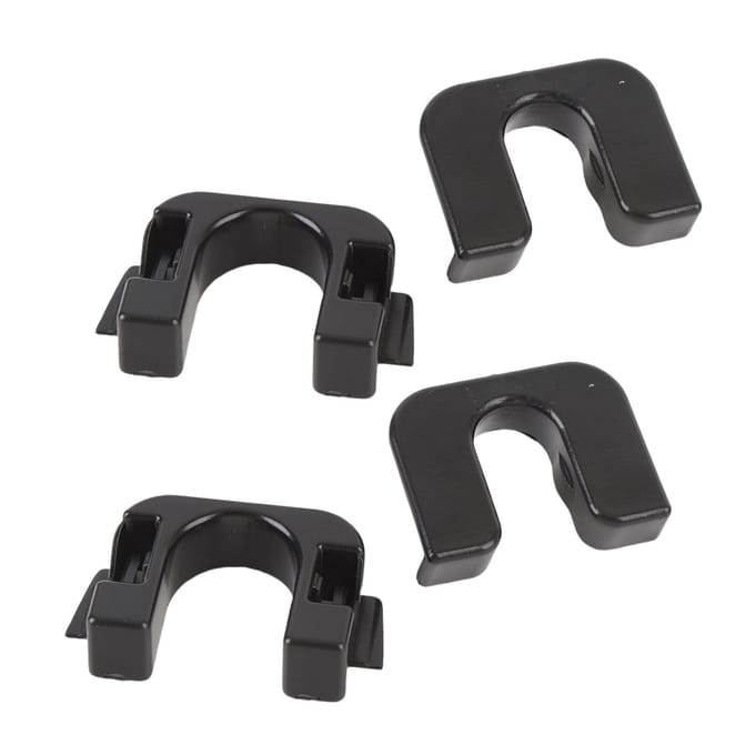 4 Stuks Bevestigingsclip Achterhoedenplank Sterk Draagvermogen 8A6146698AA 1539663 Vervanging voor FIESTA FOCUS B black