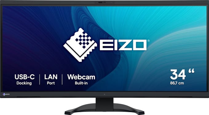EIZO FlexScan EV3450XC-BK computer monitor 86,6 cm (34.1) 3440 x 1440 Pixels UltraWide Quad HD LCD Zwart