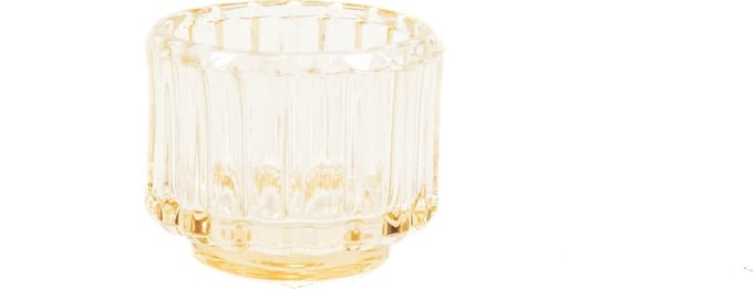 Housevitamin Waxinelichthouder- Amber -8x6.5cm