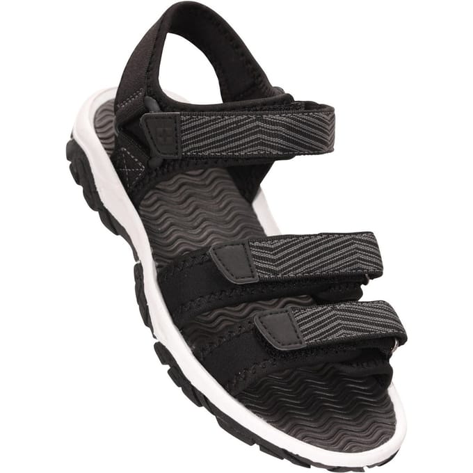 Mountain Warehouse Sandalen met 3 drukknopen voor kinderen/Kinderen (Zwart)