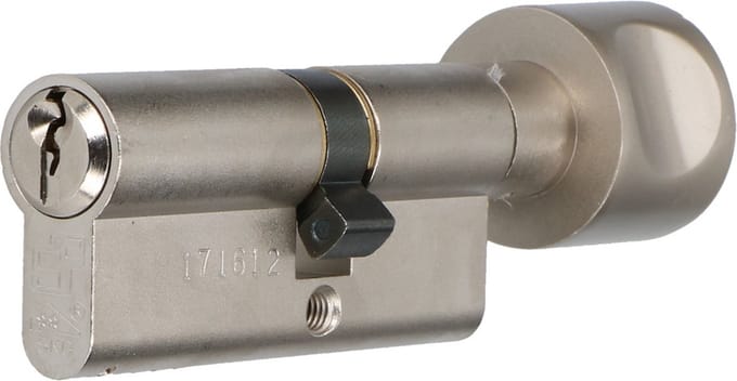 S2 veiligheidscilinder S6 K40/50 SKG 2, knopcilinder (verschillend sluitend)