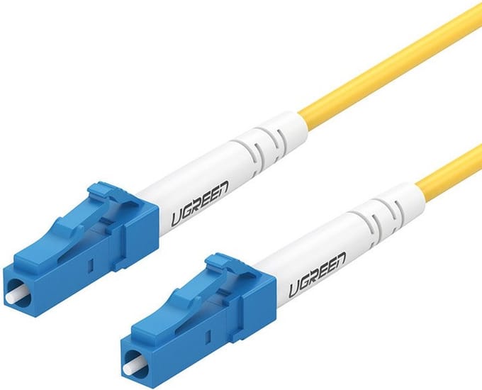 Ugreen LC-LC Single Mode Glasvezel Jumper 3M geel