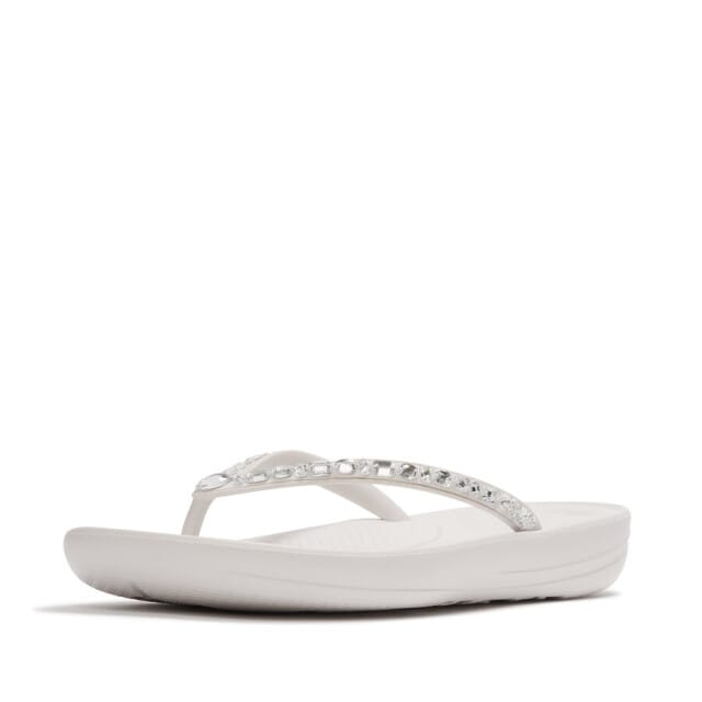 FitFlop FitFlop Iqushion Multi-Crystal Ergonomic Flip-Flops WIT - Maat 36