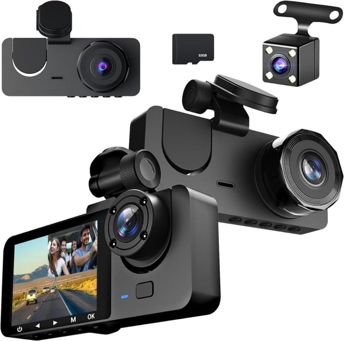 MKSS® Achteruitrijcamera - Dashcam - Parkeersensoren Parkeerhulp - Zwart