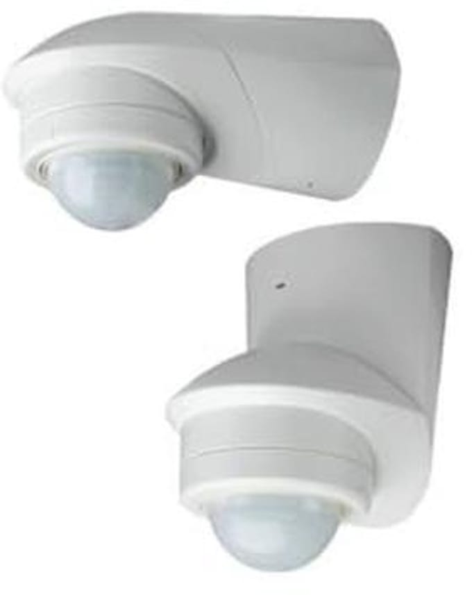 Bewegingsmelder 230 V opbouw IP55 120° wit