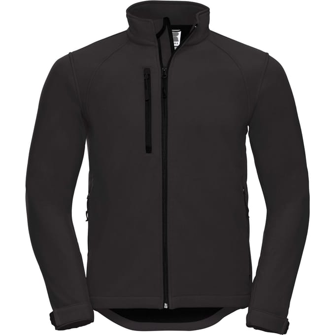 Russell Heren Soft Shell-jasje (Zwart)