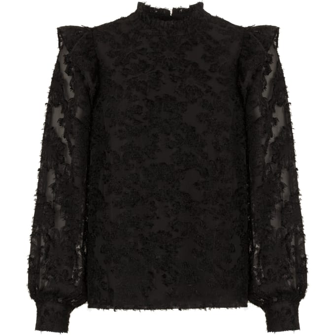 Freebird Blouse  Zwart Bambie Wv-soft-hairy-25-3