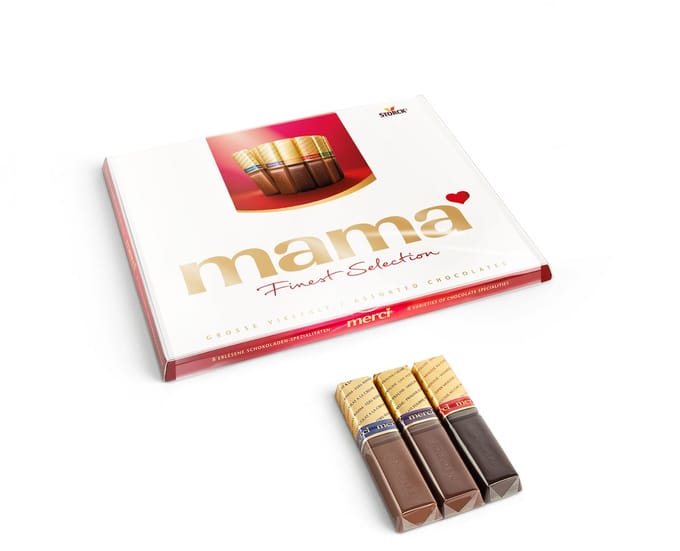 Merci "Mama" - Finest Selection - Merci chocolade met boodschap: "Mama" (250 Gram)
