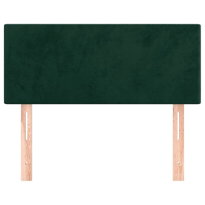 vidaXL - Hoofdbord - 100x5x78/88 - cm - fluweel - donkergroen