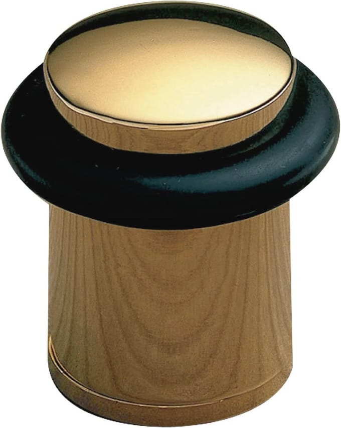 Decoratieve deurstopper goud met antislip rubberen band voor doorgangsdeuren