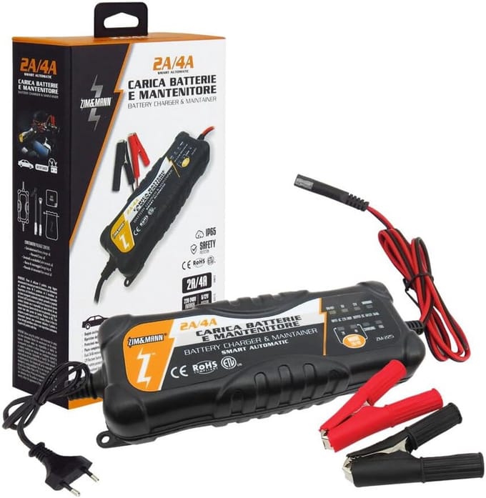 Slimme Acculader 6V/12V - Onderhoudslader met 2A/4A Keuze en Batterijherstel
